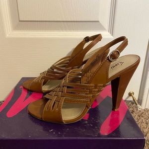 Brown Leather Heels